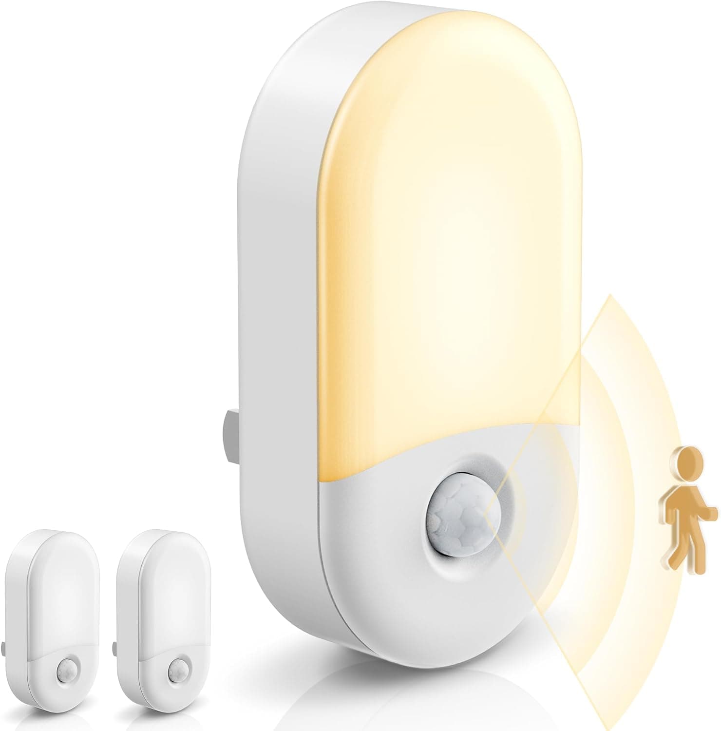 L LOHAS Motion Sensor Night Light, 2-pack